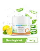 MamaEarth Vitamin C Sleeping Mask With Vitamin C & Aloe Vera, 100g For Skin Illumination